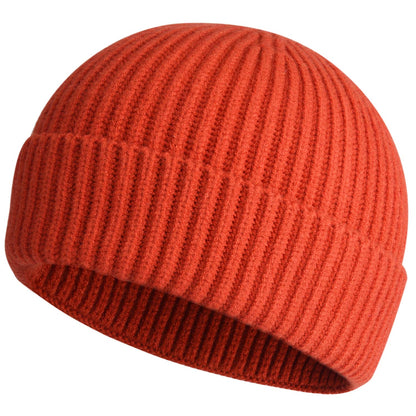 ROYBENS Swag Wool Knit Cuff Short Fisherman Beanie for Men Women Winter Hat