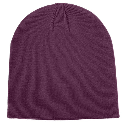 vidsel 100% Cotton Beanie Hat for Men Women, Soft Cuffless Knit Skull Cap