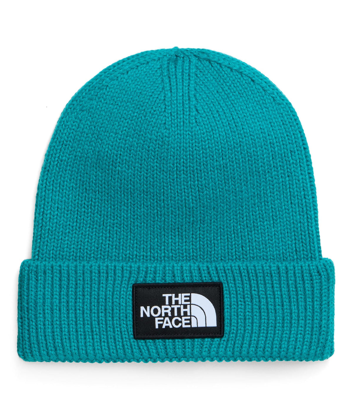 THE NORTH FACE TNF Logo Box Cuffed Beanie | Classic Fit, Rib Knit Winter Hat for Men & Women