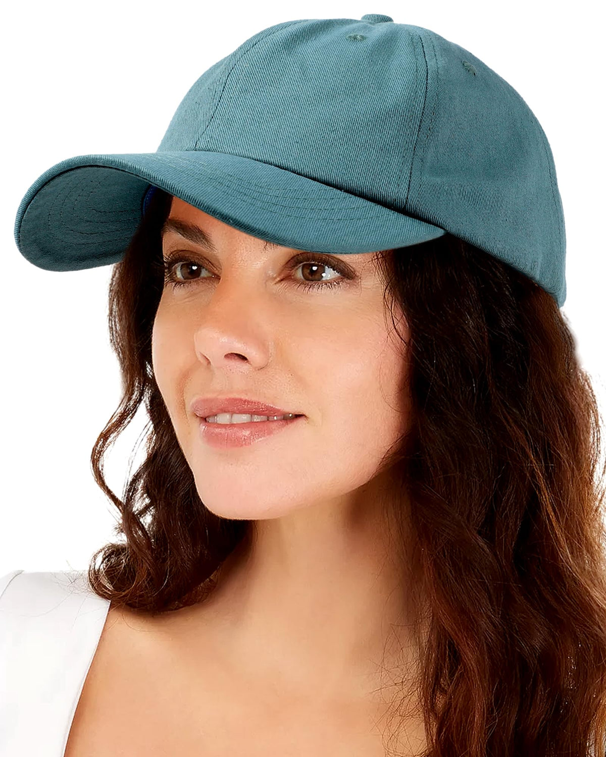 Lvaiz Womens Satin Lined Baseball Cap Washed Cotton Adjustable Dad Hat