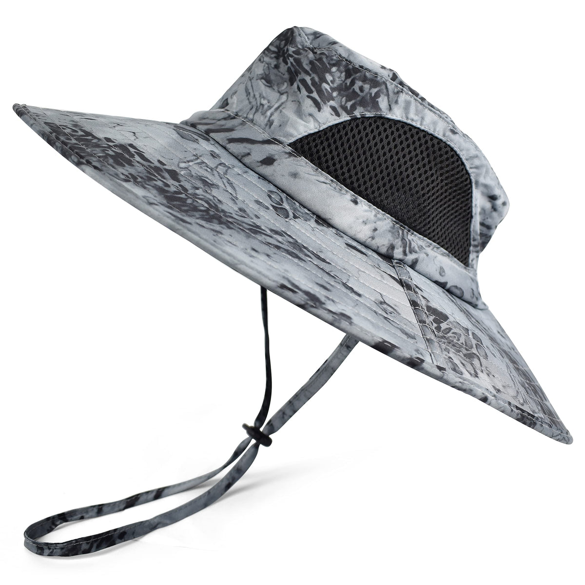 Wide Brim Sun Bucket Hat, Waterproof Boonie Hat for Men & Women
