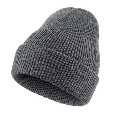 Home Prefer Mens Winter Hats Thick Knit Cuff Beanie Cap Warm Stocking Beanie Hat for Men Women Hunting Fishing Gardening