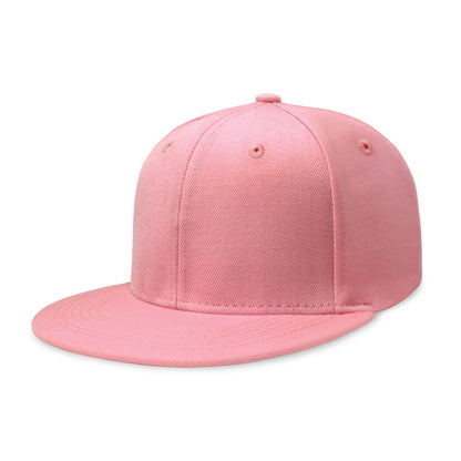 CHOK.LIDS Classic Snapback Flat Bill Hat Blank Adjustable Baseball Cap