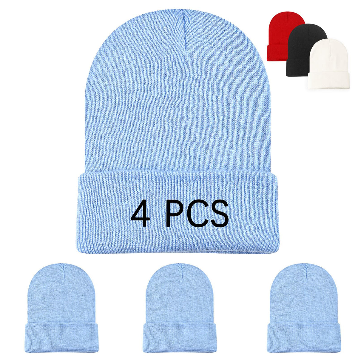 Beanie Hats for Men Beanie for Women Winter Knitted Hat Stocking caps, Soft Ski Hat Warm Blank