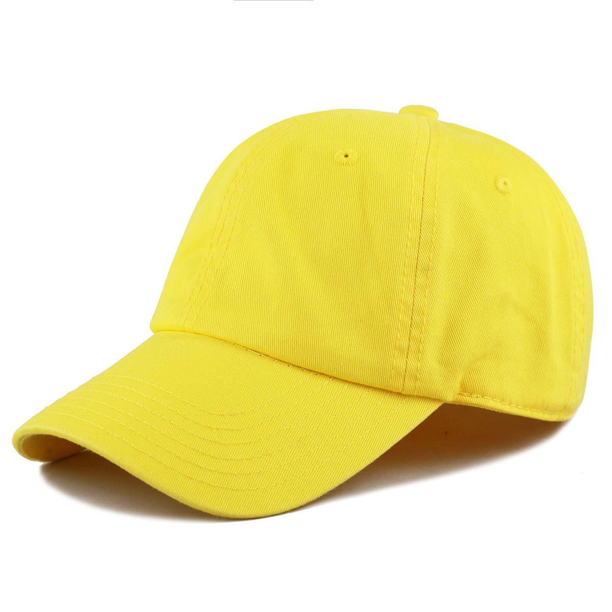 Cotton Baseball Cap Dad Hat – Washed Low Profile Adjustable Hat for Men Women Casual Outdoor Running Golf