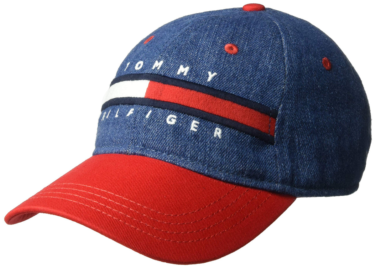Tommy Hilfiger Men's Cotton Avery Adjustable Baseball Cap
