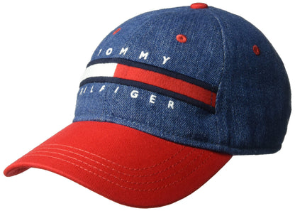 Tommy Hilfiger Men's Cotton Avery Adjustable Baseball Cap
