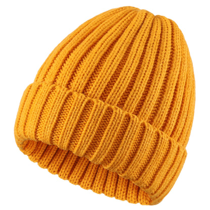 Connectyle Women's Rib Knit Cuffed Beanie Hat Stretch Acrylic Winter Hat Thick Warm Snow Ski Cap