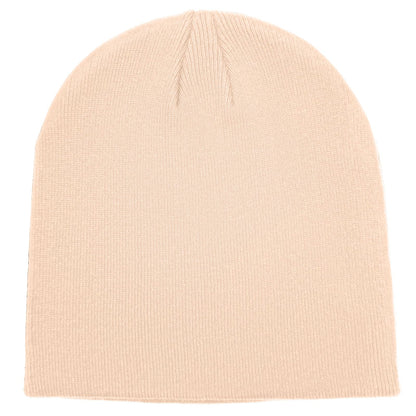 vidsel 100% Cotton Beanie Hat for Men Women, Soft Cuffless Knit Skull Cap
