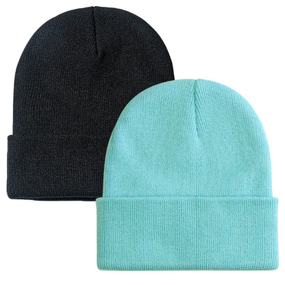 ZOORON Beanie for Men Women Slouchy Winter Beanie Hats Cuffed Skull Caps
