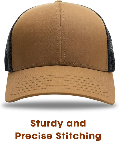 FURTALK Mens Trucker Hat Structured Mesh Baseball Cap Adjustable Classic