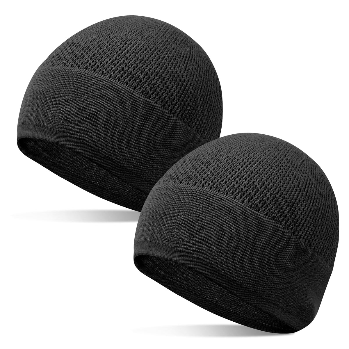 Bamboo Lightweight Skull Cap Beanie Hat for Men Women, Soft and Comfy Sleep Cap Watch Hat
