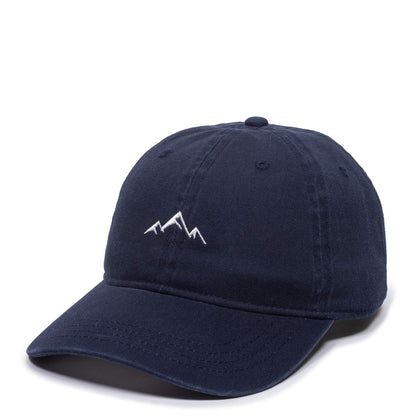 Outdoor Cap Mountain Embroidered Dad Hat Adjustable Soft Cotton Polo Style Unstructured Baseball Cap for Men & Women