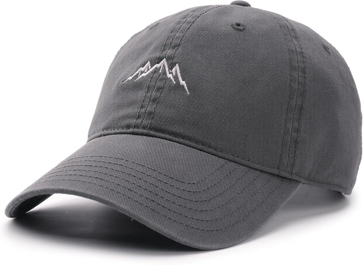 FURTALK Baseball Cap Men Mountain Embroidery Washed Cotton Outdoor Hats