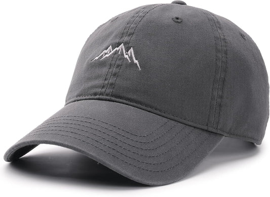 FURTALK Baseball Cap Men Mountain Embroidery Washed Cotton Outdoor Hats