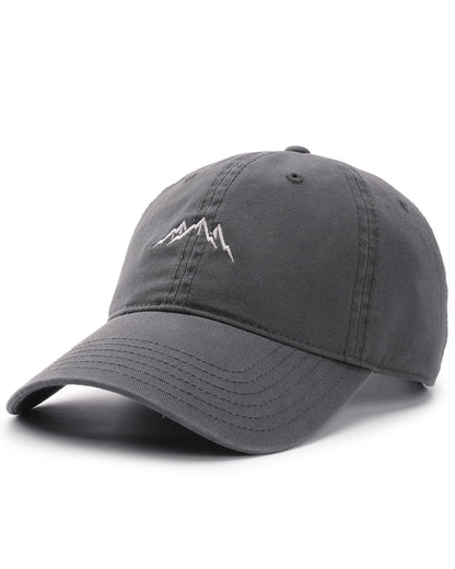FURTALK Baseball Cap Men Mountain Embroidery Washed Cotton Outdoor Hats