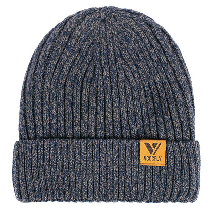 Vgogfly Lined Men Beanie Slouchy Knit Skull Cap Warm Stocking Hats Guys Women Striped Winter Beanie Hat