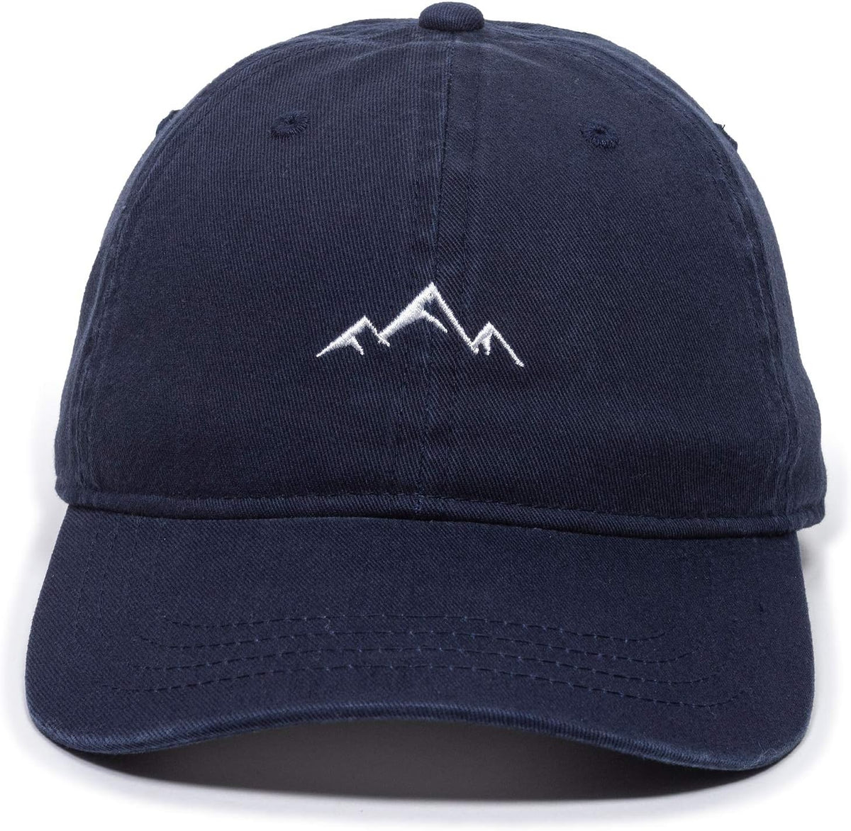 Outdoor Cap Mountain Embroidered Dad Hat Adjustable Soft Cotton Polo Style Unstructured Baseball Cap for Men & Women