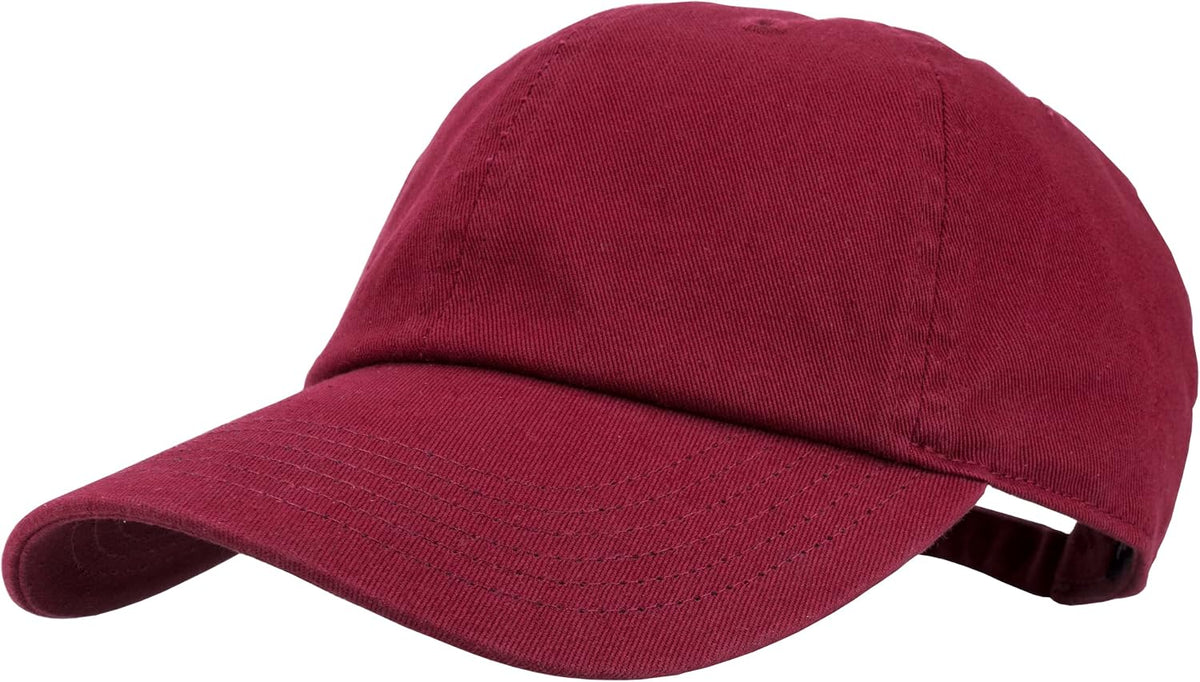 Gelante Baseball Cap Dad Hat 100% Cotton Polo Style Plain Blank Adjustable Size.