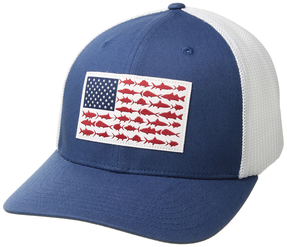 Columbia Unisex Adult PFG Logo Mesh Ball Cap