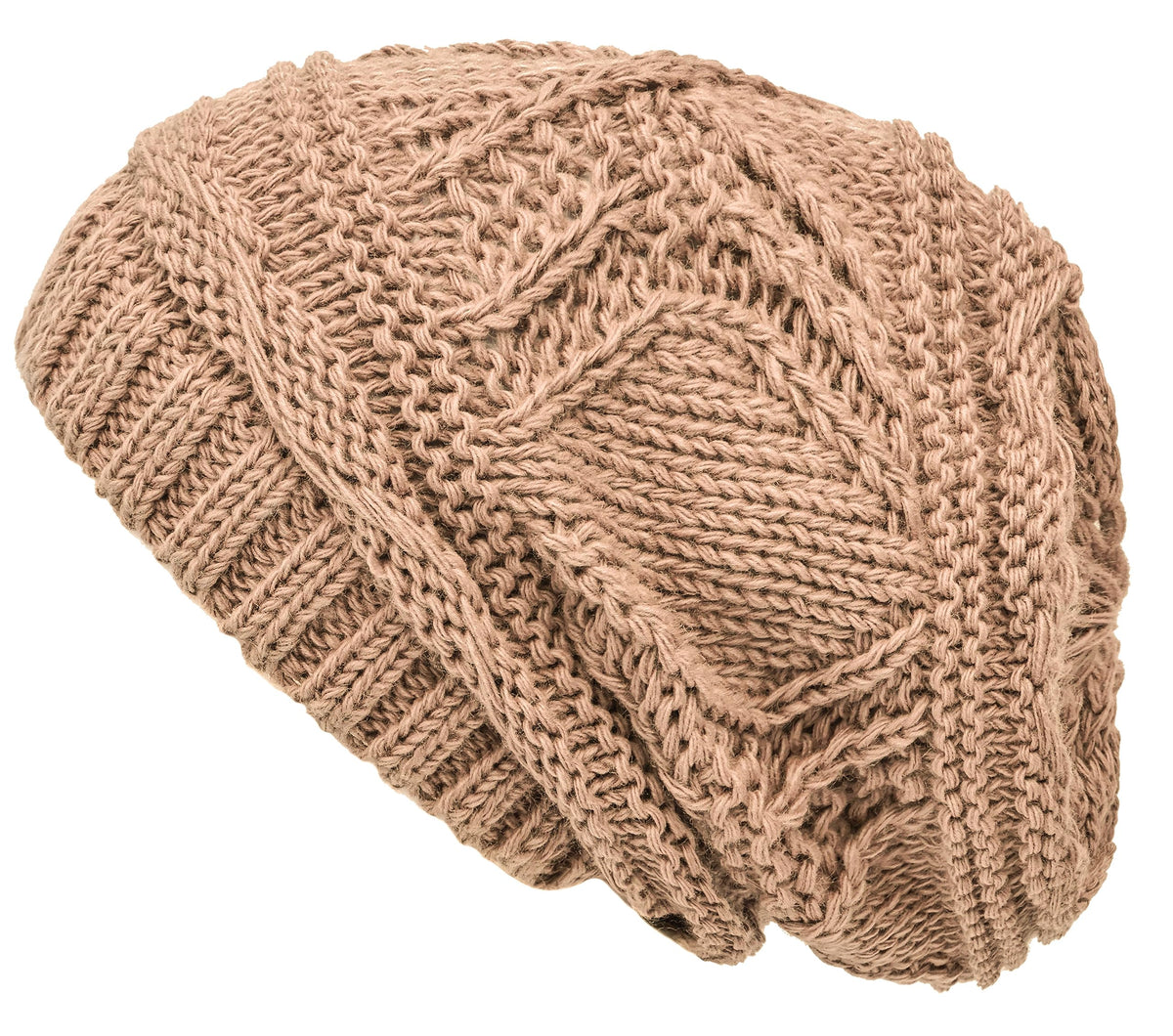 Lilax Knit Slouchy Oversized Soft Warm Winter Beanie Hat