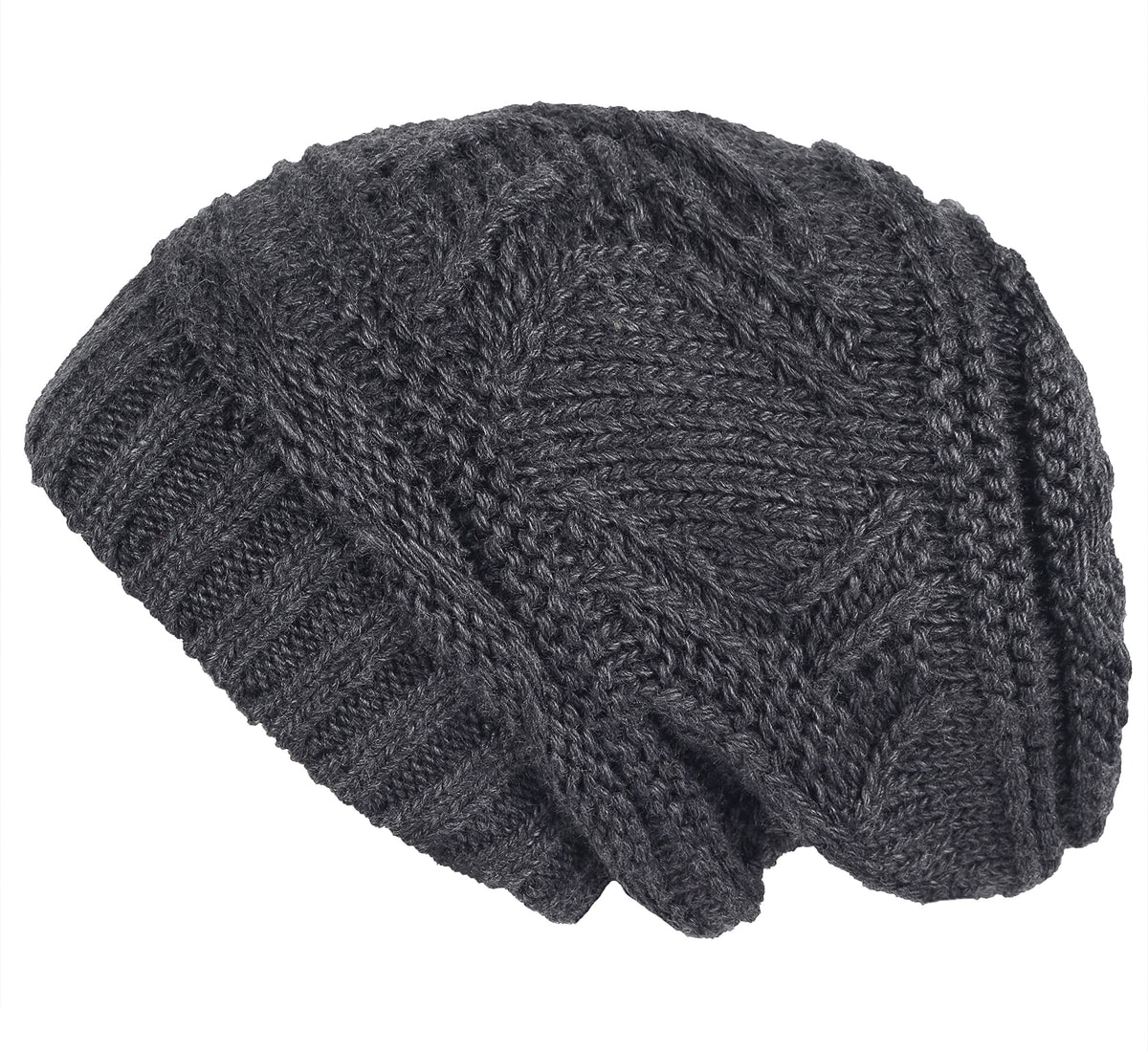 Lilax Knit Slouchy Oversized Soft Warm Winter Beanie Hat