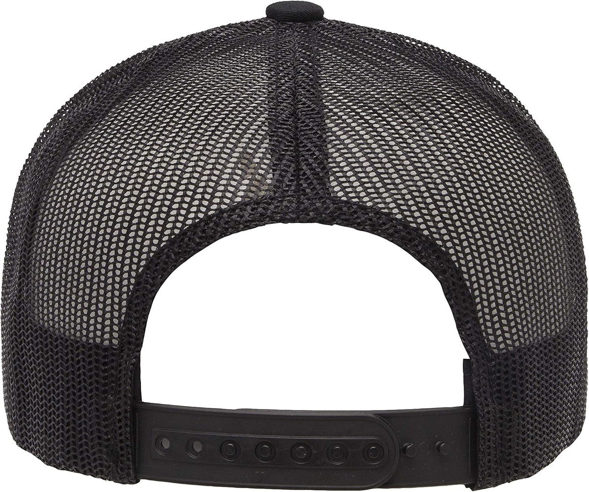 Yupoong Men's YP Classics Retro Trucker Hat, Black, One Size