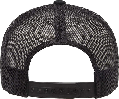 Yupoong Men's YP Classics Retro Trucker Hat, Black, One Size