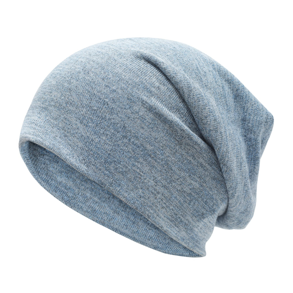 ZLYC Women Fashion Knit Slouchy Beanie Hat Thin Stretch Skull Cap