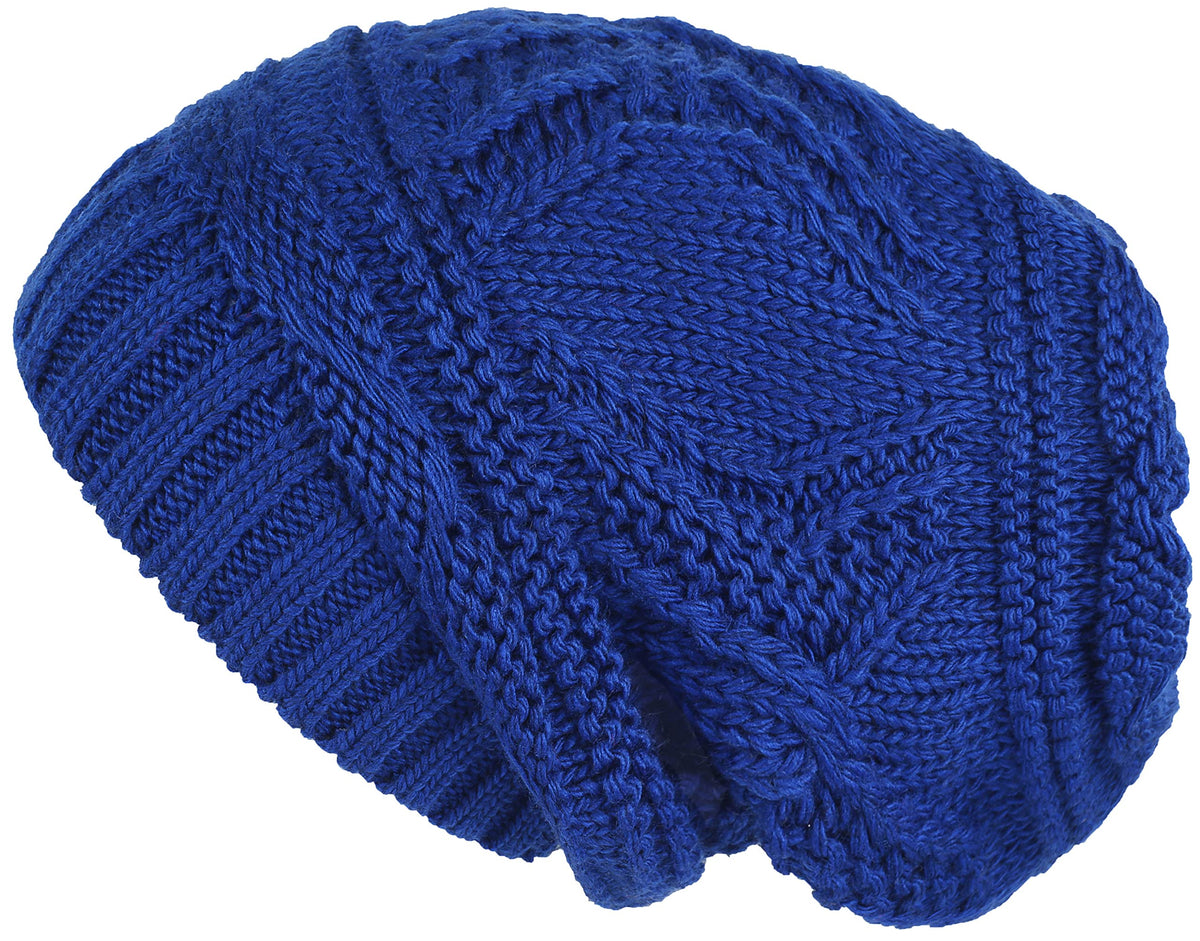 Lilax Knit Slouchy Oversized Soft Warm Winter Beanie Hat