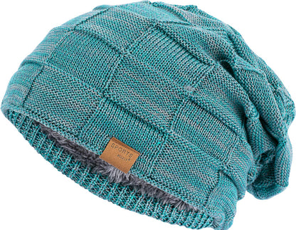 Vgogfly Slouchy Beanie for Men Winter Hats for Guys Cool Beanies Mens Lined Knit Warm Thick Skully Stocking Binie Hat