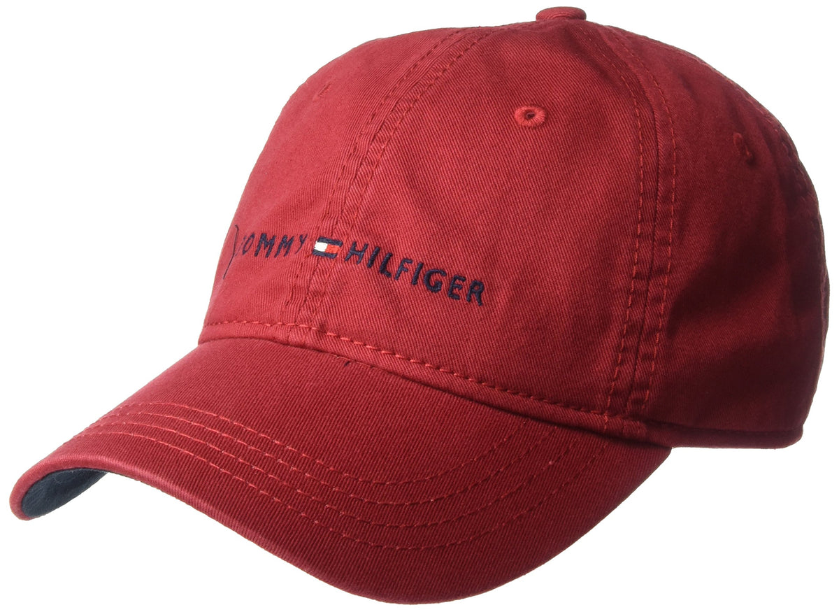 Tommy Hilfiger Men's Cotton Logo Adjustable Baseball Cap