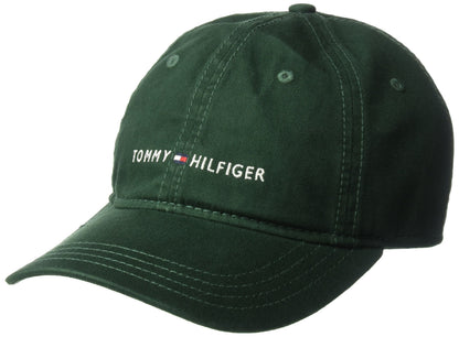 Tommy Hilfiger Men's Cotton Logo Adjustable Baseball Cap