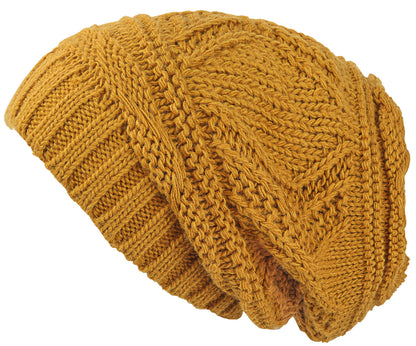 Lilax Knit Slouchy Oversized Soft Warm Winter Beanie Hat