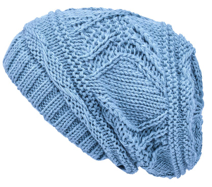 Lilax Knit Slouchy Oversized Soft Warm Winter Beanie Hat