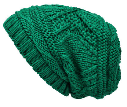 Lilax Knit Slouchy Oversized Soft Warm Winter Beanie Hat