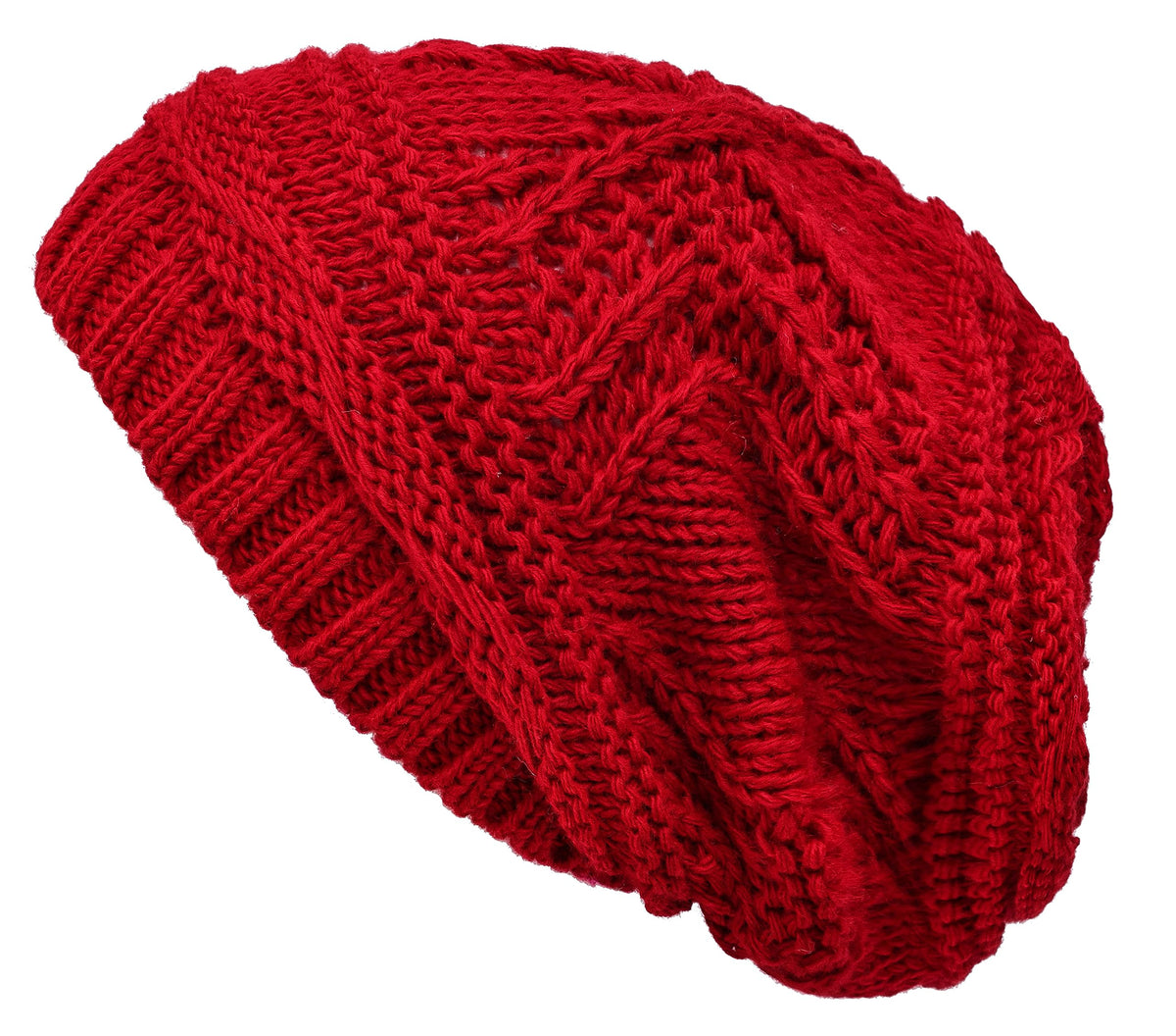 Lilax Knit Slouchy Oversized Soft Warm Winter Beanie Hat