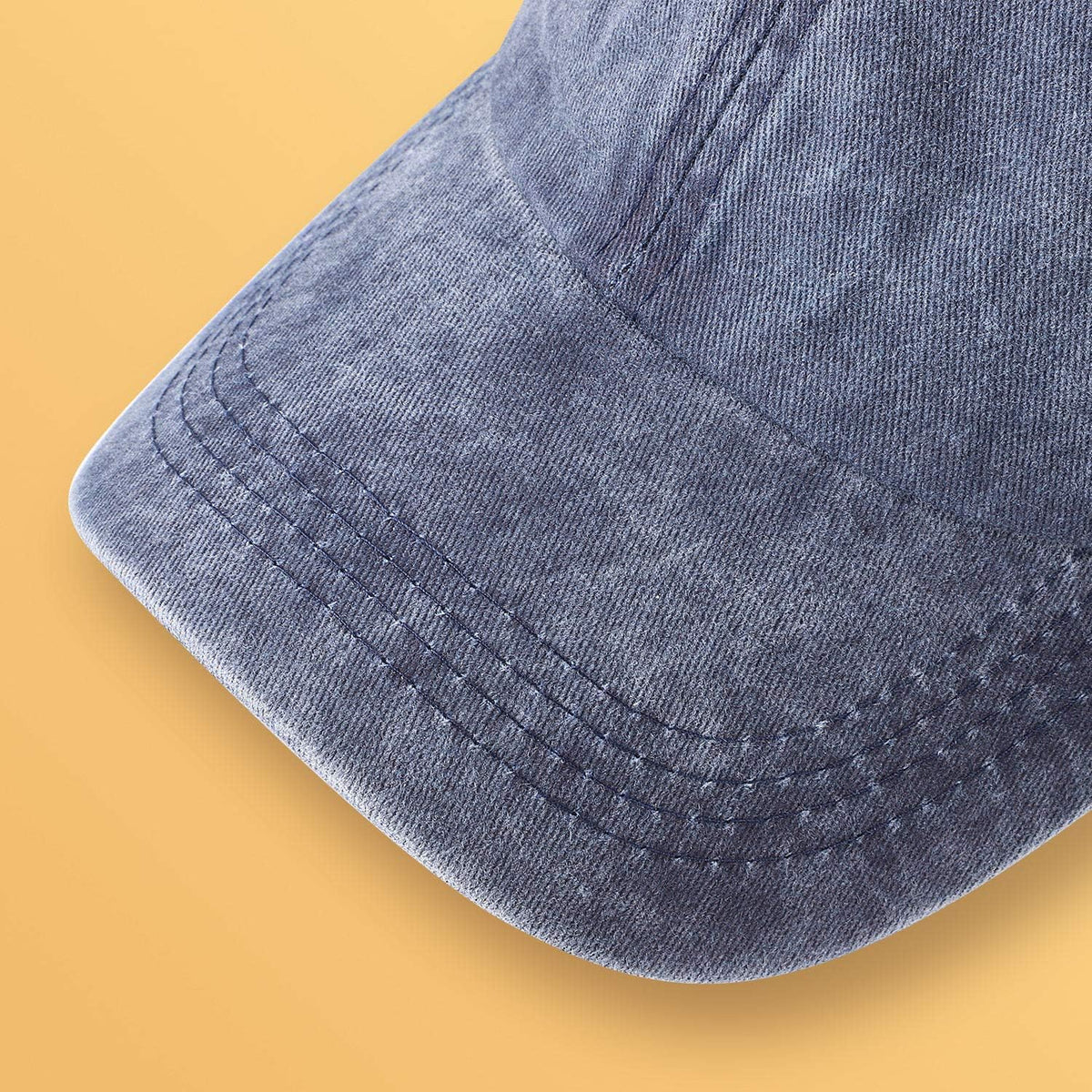 MEINICY 3 Packs Washed-Cotton Plain Baseball Cap, Adjustable Dad Hat