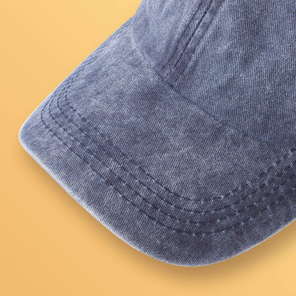 MEINICY 3 Packs Washed-Cotton Plain Baseball Cap, Adjustable Dad Hat