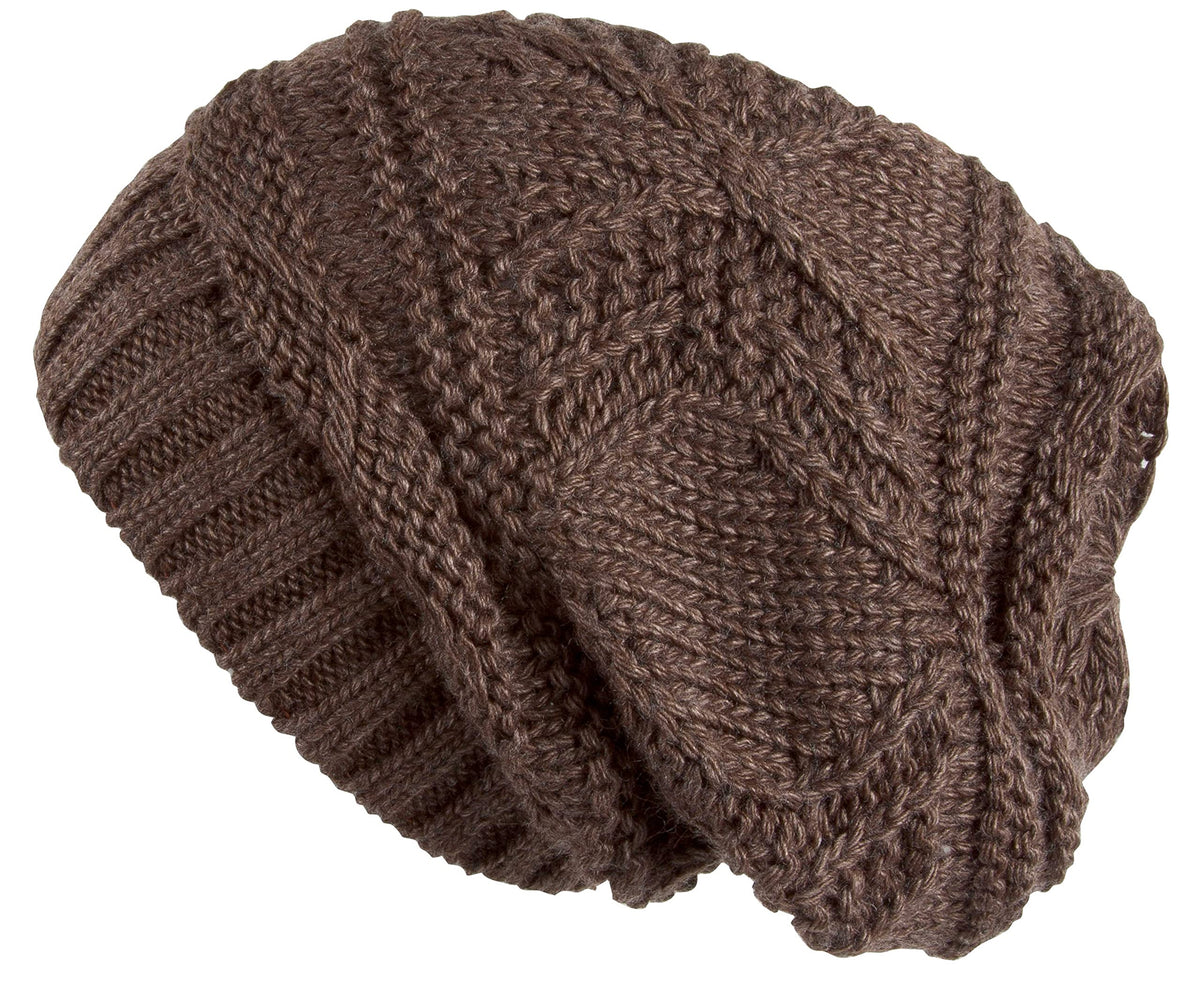 Lilax Knit Slouchy Oversized Soft Warm Winter Beanie Hat