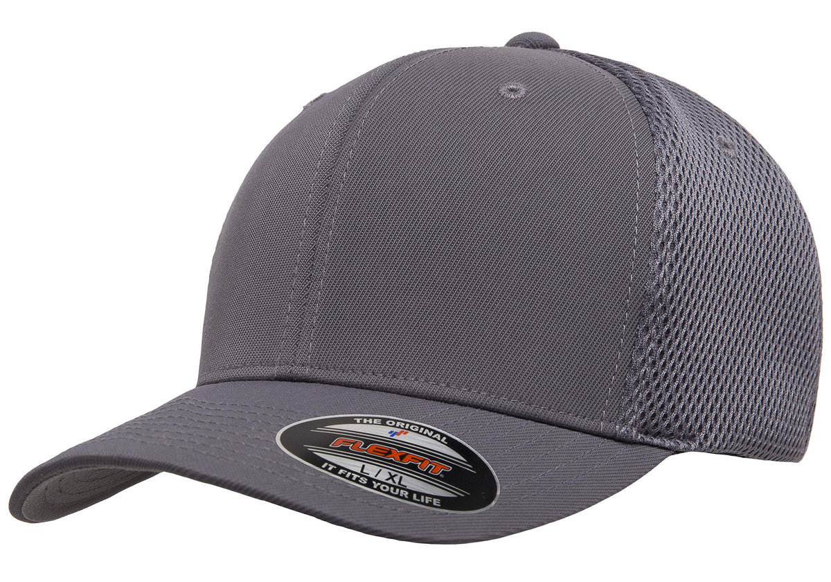 Flexfit Unisex Mesh Fitted 2-Tone Trucker Hat, One Size