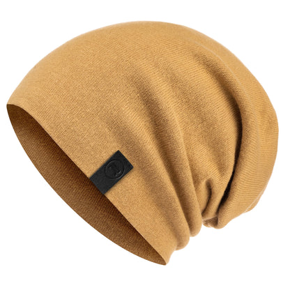 Warm Slouchy Beanie Hat - Deliciously Soft Daily Beanie in Fine Knit