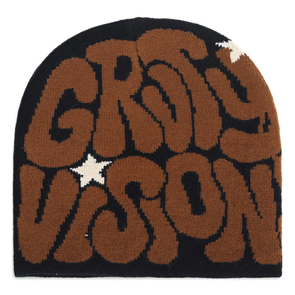 Men Women Y2K Beanies Gothic Graphic Knitted Hat Winter Warm Beanies Casual Outdoor Skull Cap