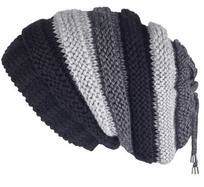Lilax Knit Slouchy Oversized Soft Warm Winter Beanie Hat