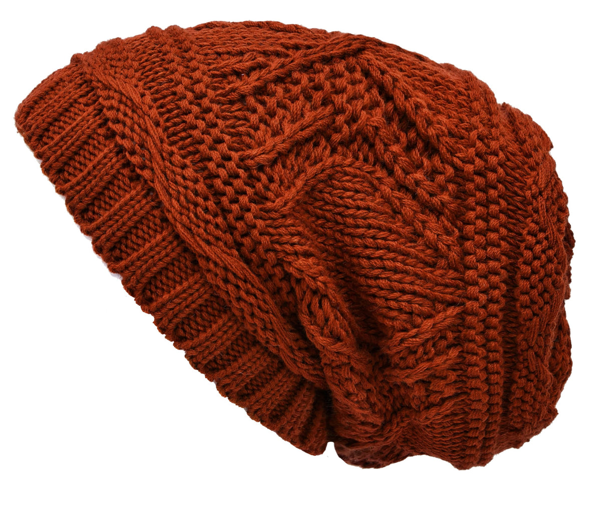 Lilax Knit Slouchy Oversized Soft Warm Winter Beanie Hat