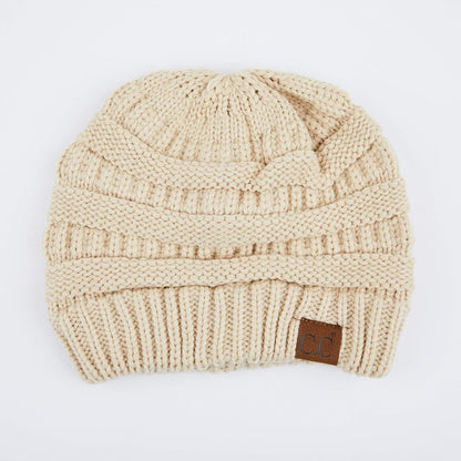 C.C Exclusives Cable Knit Beanie - Thick, Soft & Warm Chunky Beanie Hats