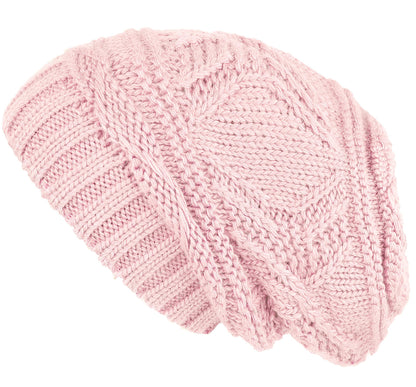 Lilax Knit Slouchy Oversized Soft Warm Winter Beanie Hat