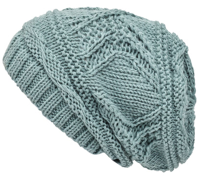 Lilax Knit Slouchy Oversized Soft Warm Winter Beanie Hat