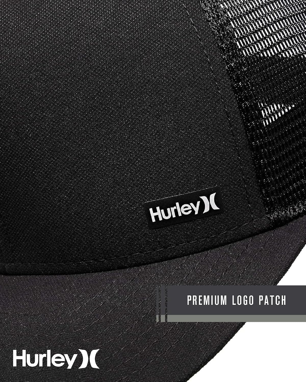 Hurley Men's Caps - H2O-Dri League Baseball Caps for Men with Snapback Closure - Classic Mens Trucker Hats (S-XL)